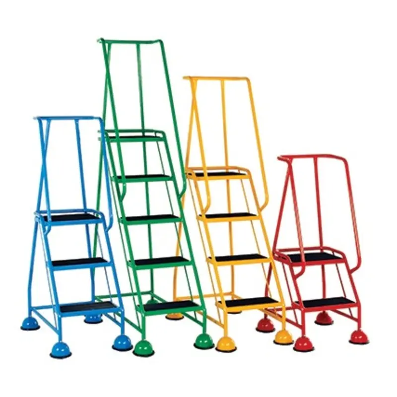 Barton Storage 3 Tread Classic Mobile Step - Blue