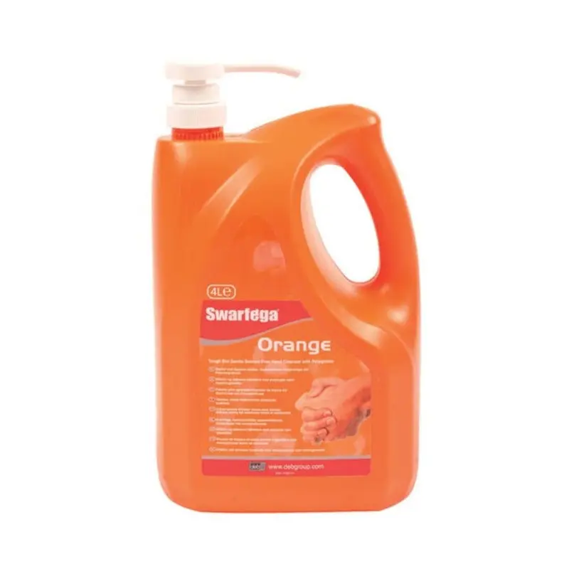 Deb 4L Swarfega Orange Pump Pack