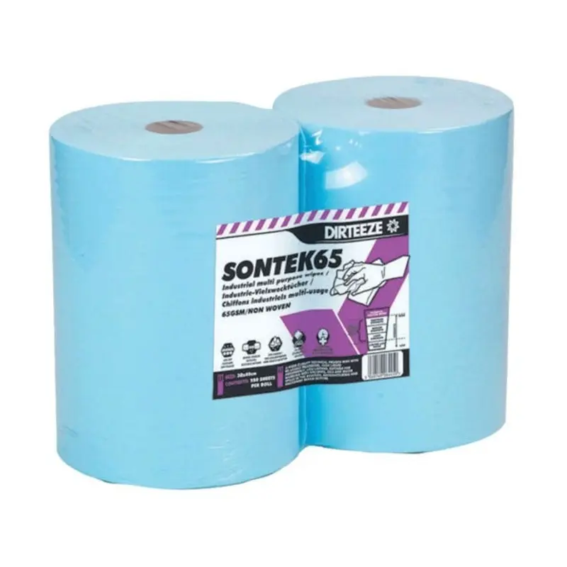 Dirteeze Sontek65 Industrial Low Lint Wiper Rolls