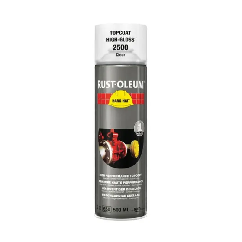 Rustoleum 500ml Hard Hat High PerformanceTopcoat Transparent