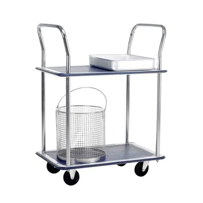 Barton Storage Plastic Wheels for 3 Shelf Trolley Handled