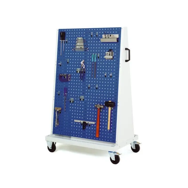 Bott Perfo Panel Trolley including 60 Piece Hook Kit - Blue