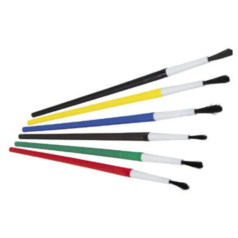 Select No 2 Plastic Handle Red Pencil Brush