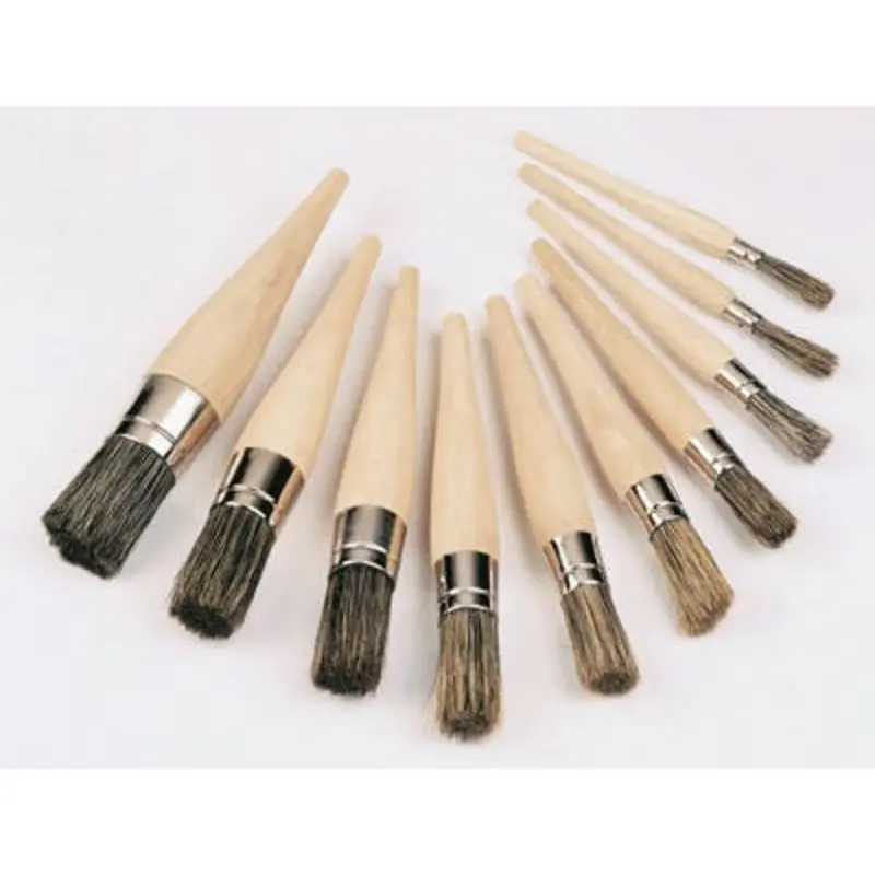 Select No 4 128 Wood Handle Grey Bristle Sash Tool