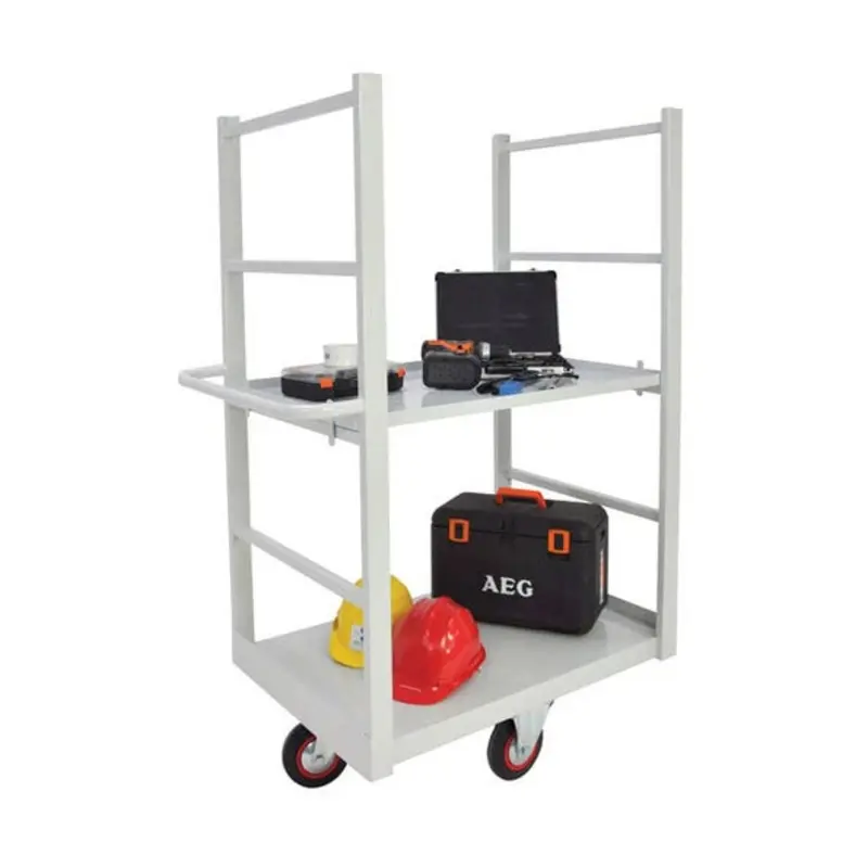 QMP 1500 x 1200 x 600mm 5 Tier Shelf Truck - Light Grey