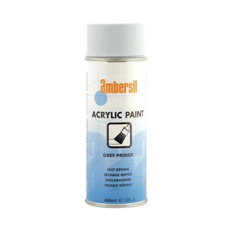 Ambersil 400ml Grey Primer Acrylic Paints - Aerosol