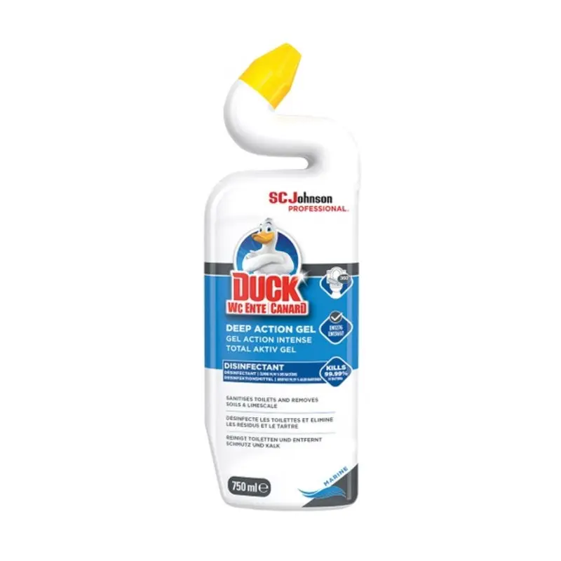 Duck 750ml Deep Action Toilet Gel Marine