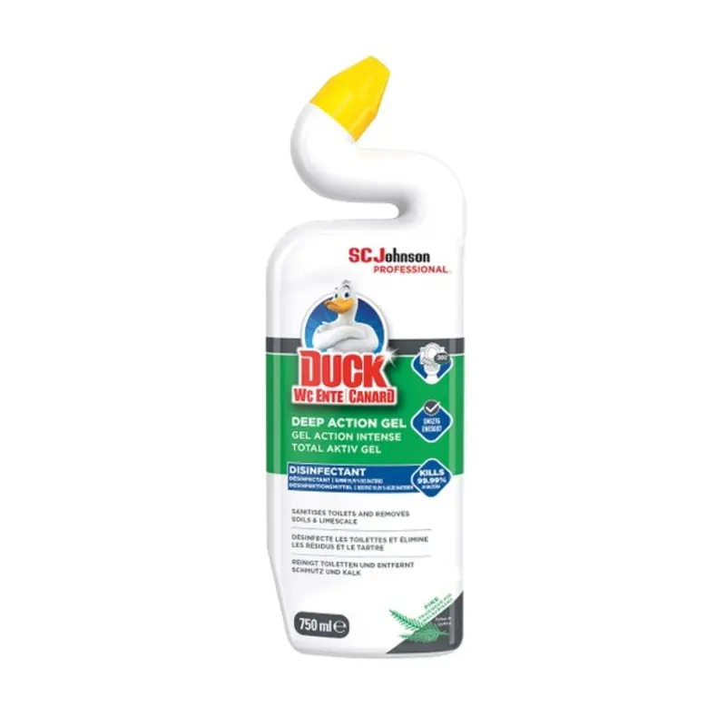 Duck 750ml Deep Action Toilet Gel Pine