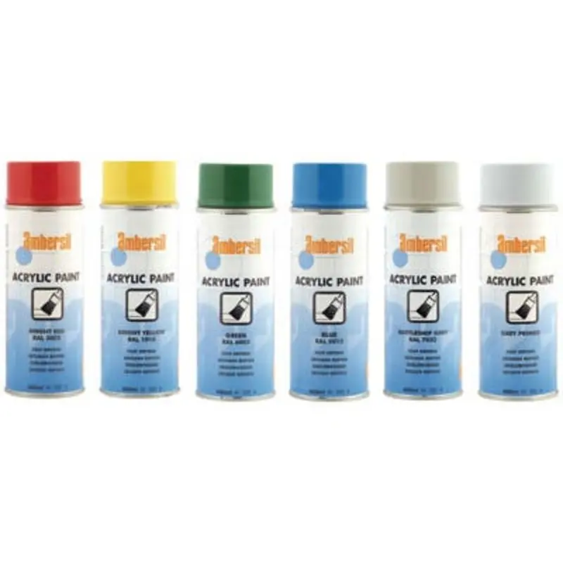 Ambersil 400ml Blue Acrylic Paints Aerosol