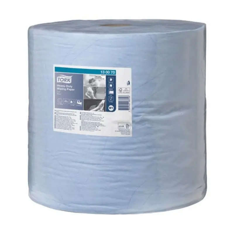 Tork Blue 500 Sheets Heavy Wiping Paper Roll