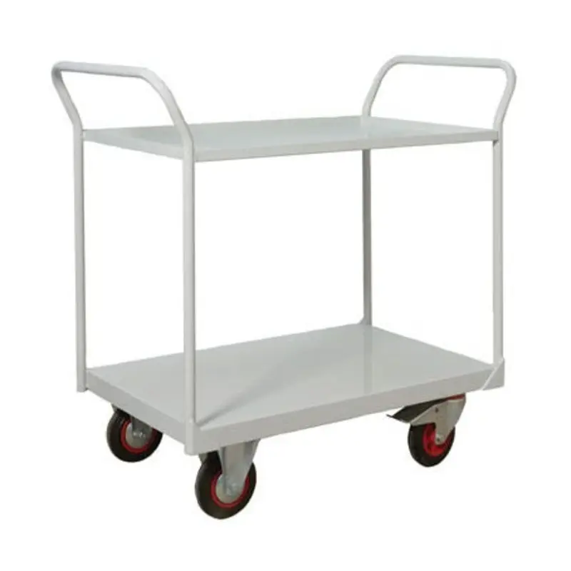 QMP 1050 x 900 x 600mm Blue 2 Tier Shelf Truck