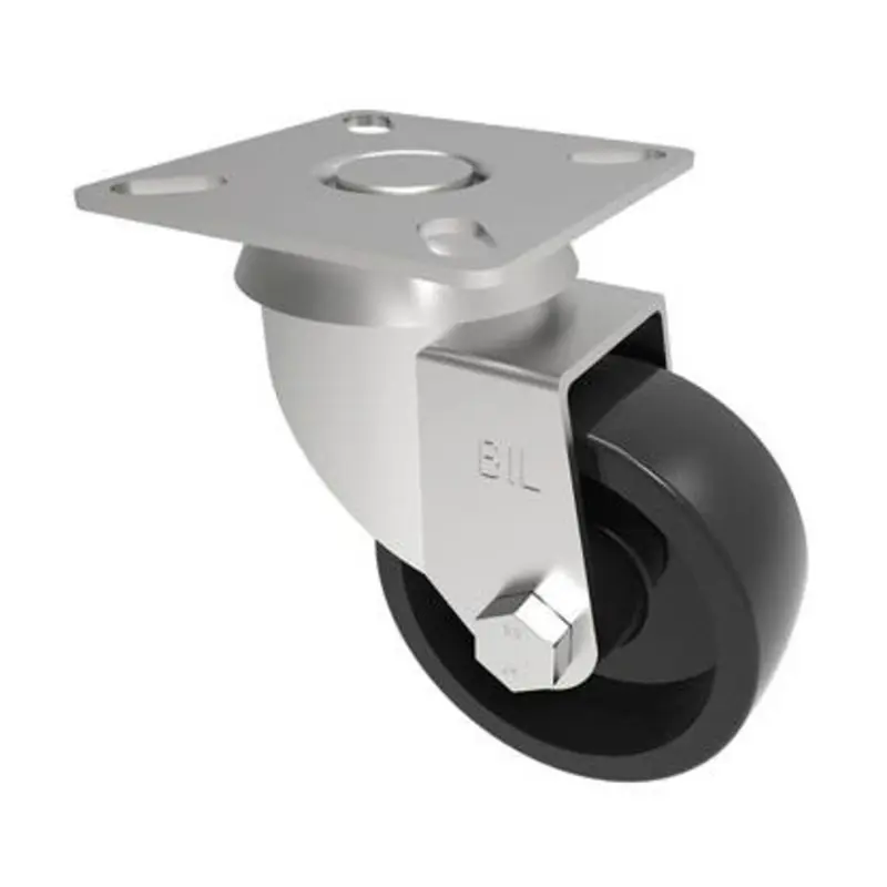 BIL 50mm Light Duty Braked Black Polypropylene 40Kg Capacity