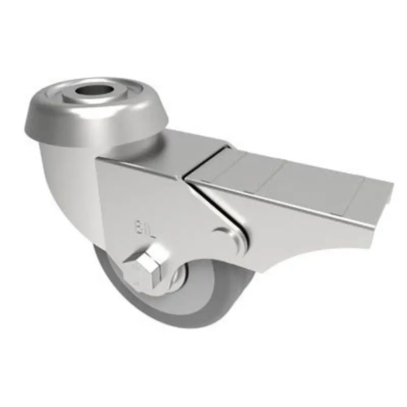 BIL 50mm Light Duty Swivel Braked Castor Grey 40Kg