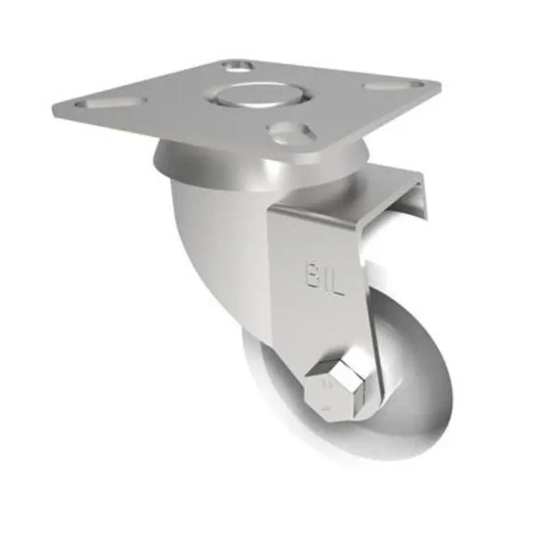 BIL 50mm Light Duty Swivel Castor White Nylon 50Kg