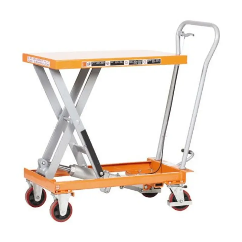 Warrior 500Kg Mobile Lift Table 1525 x 620mm Table Size