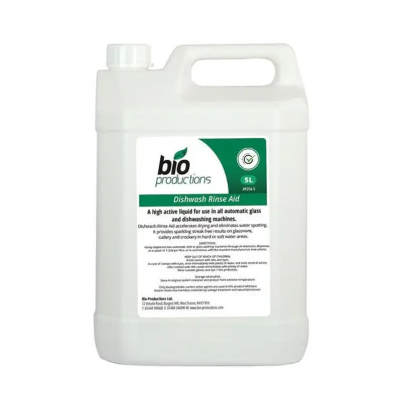 Bio Productions 5 Litres Dishwasher Rinse Aid