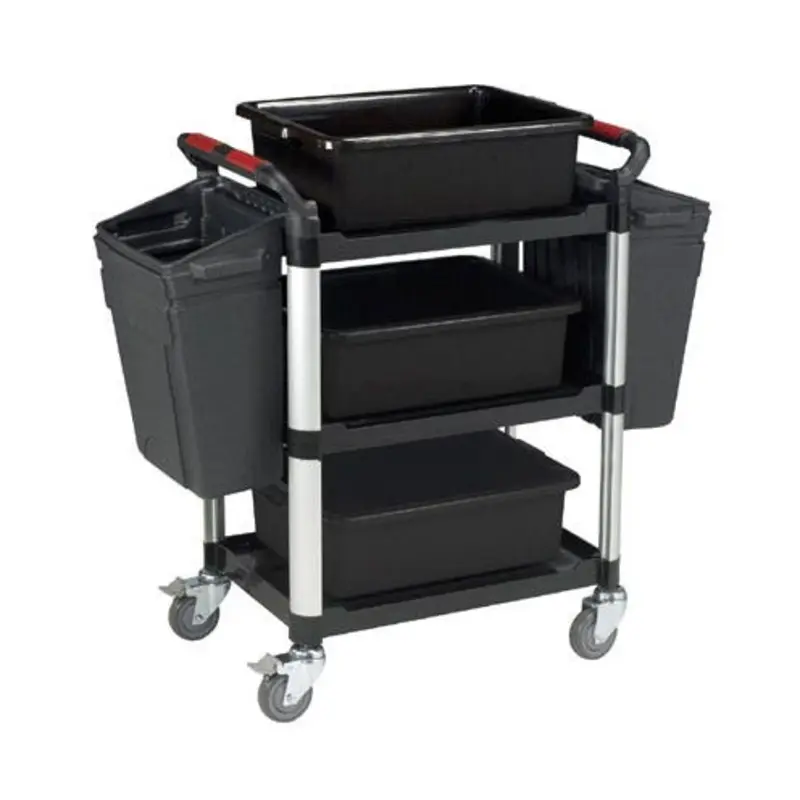 Barton Storage 3 Shelf Trolley With Accessories