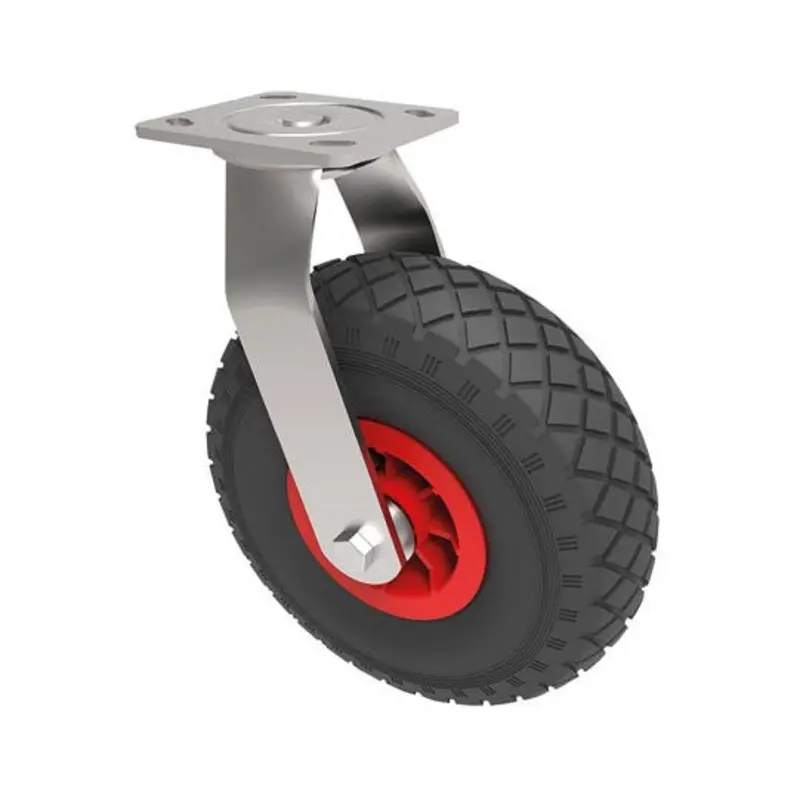 BIL 260mm Swivel Castor Puncture Proof Plastic 150Kg