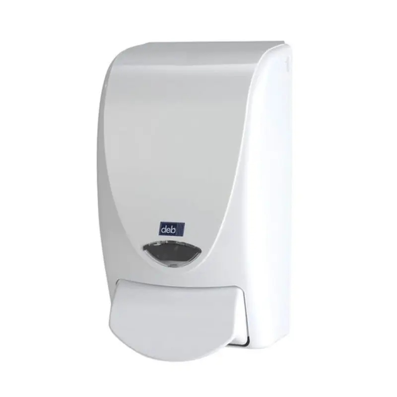Deb 1Ltr White Dispenser - Blue Logo