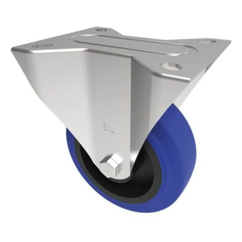 BIL 125mm Medium Duty Fixed Castor Rubber 200Kg