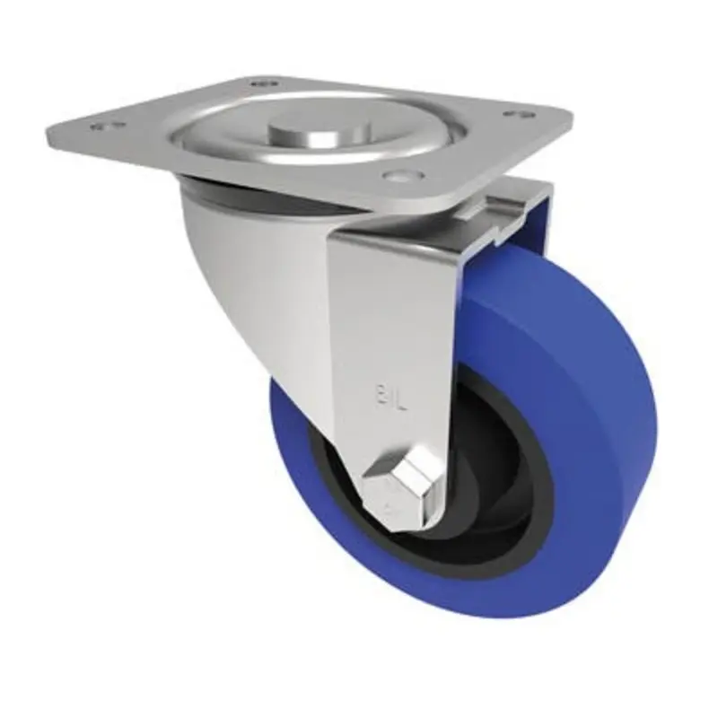 BIL 125mm Medium Duty Swivel Castor Rubber 150Kg