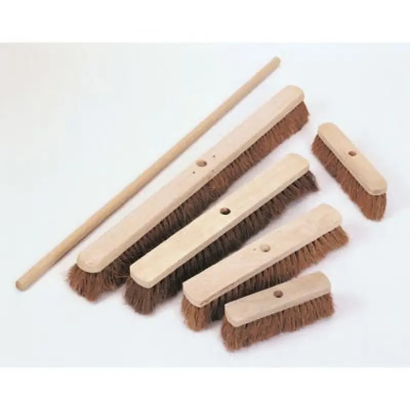 Select 12in Flat Back Natural Coco Broom Head