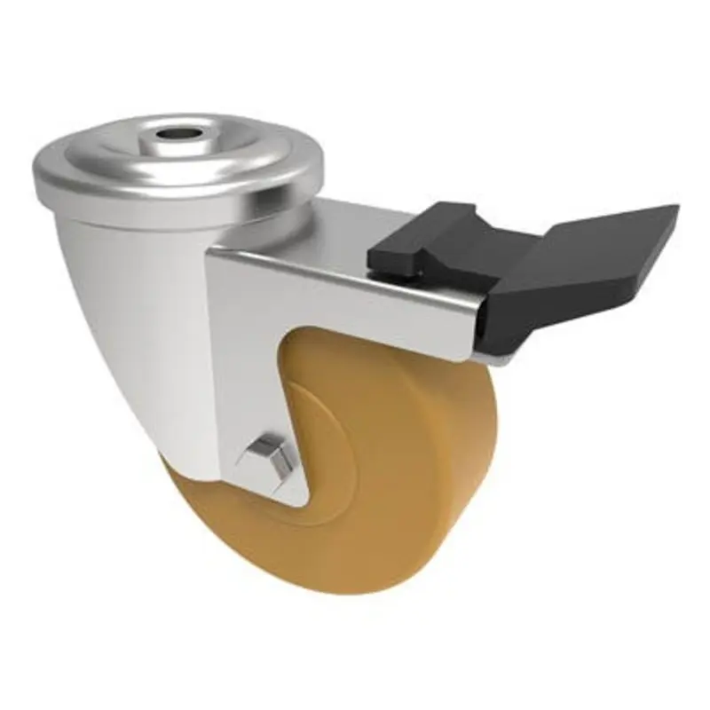 BIL 100mm High Temp Braked Castor Epoxy Resin 150Kg