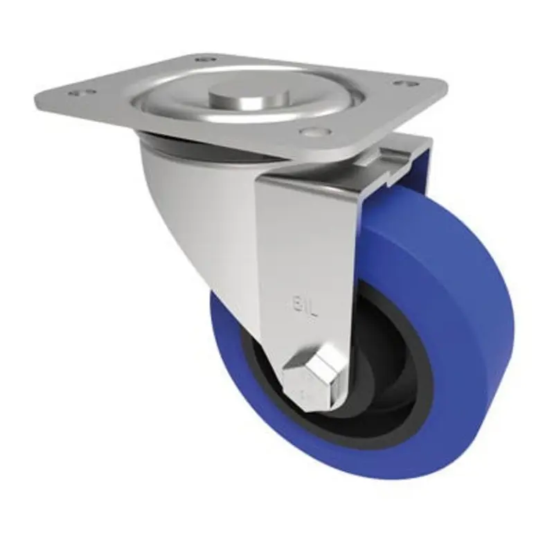 BIL 100mm Medium Duty Swivel Braked Castor White 250Kg