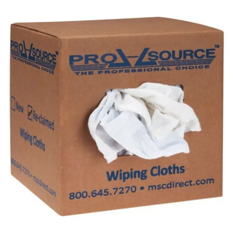 Pro-Source 10Kg White Cotton Sheeting Wiping Rags
