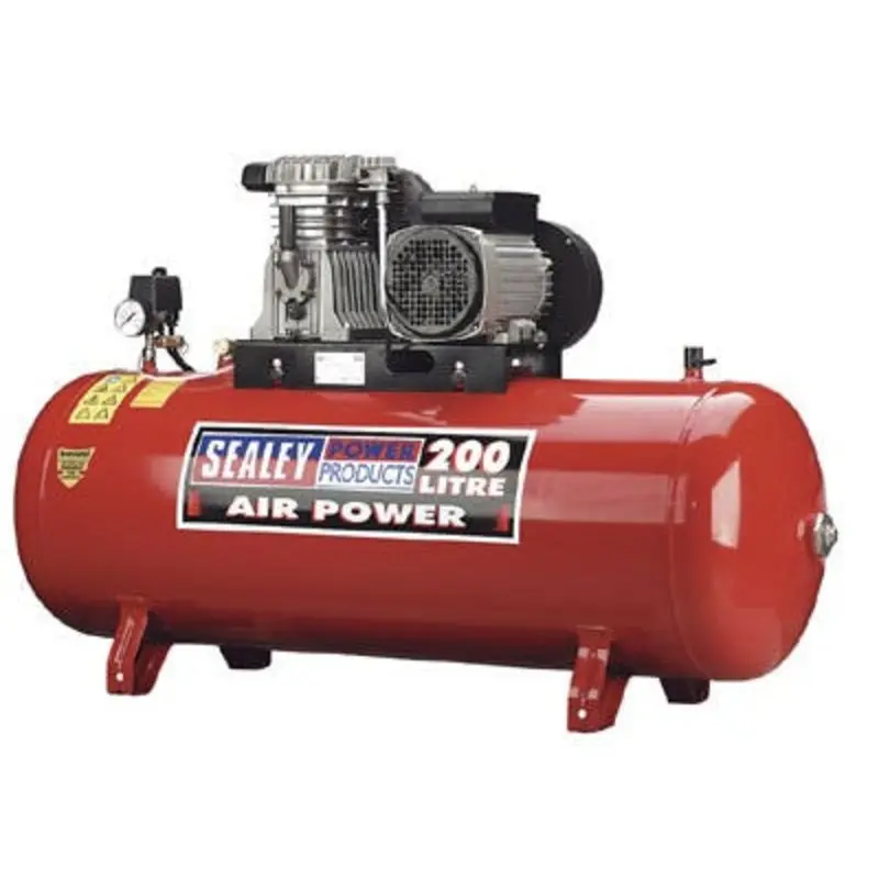 Sealey SAC1203B 200 Litre Belt Drive 3Hp Cast Cylinder Compressor