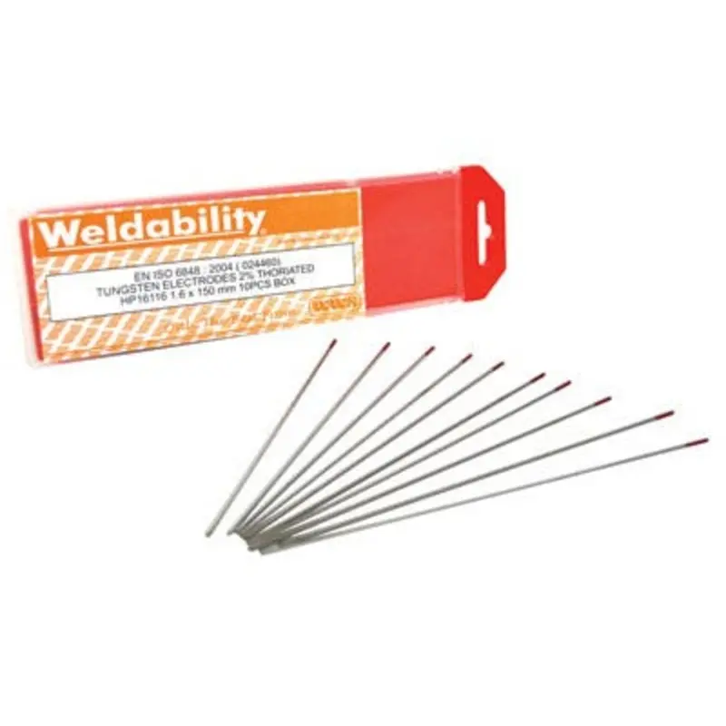 Weldability SIF 2.4mm 2% 3/32in Thoriated Tungsten (DC)