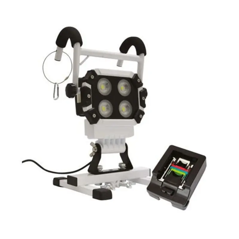 Tradetuff T4000A Work Lights with Power Tool Adapters  | MSC Industrial Supply Co.