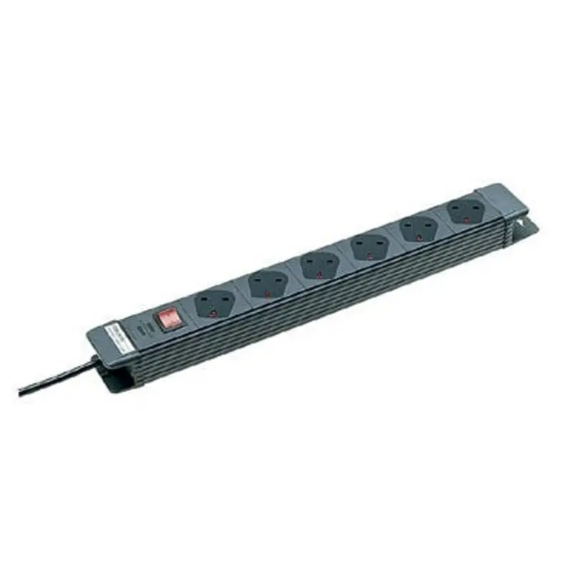 Brennenstuhl 6 Way Black Extension Sockets  | MSC Industrial Supply Co.