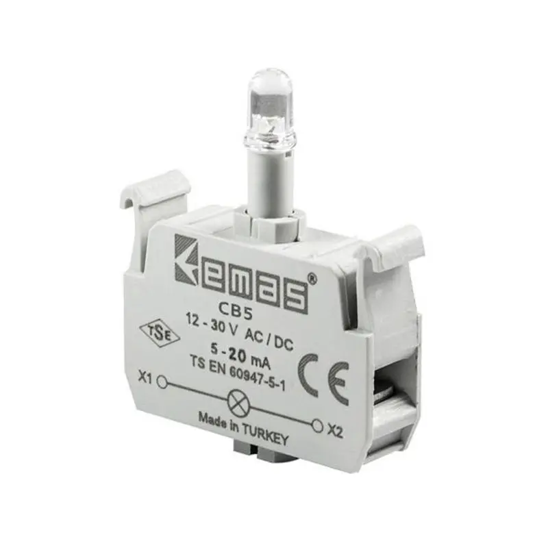 EMAS Yellow 12-30V AC/DC Led Illumination Block