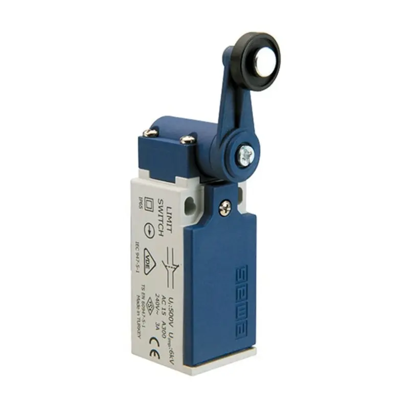 EMAS Plastic Roller Lever Plastic Limit Switch
