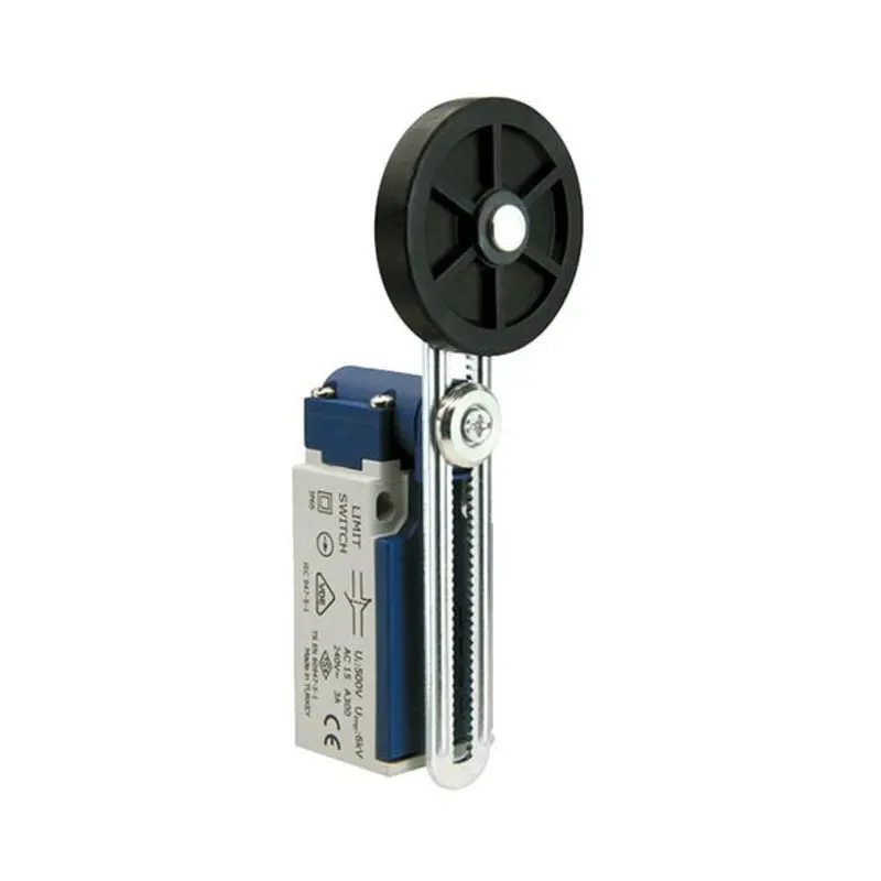 EMAS Long Adjustable Roller Lever Plastic Limit Switch