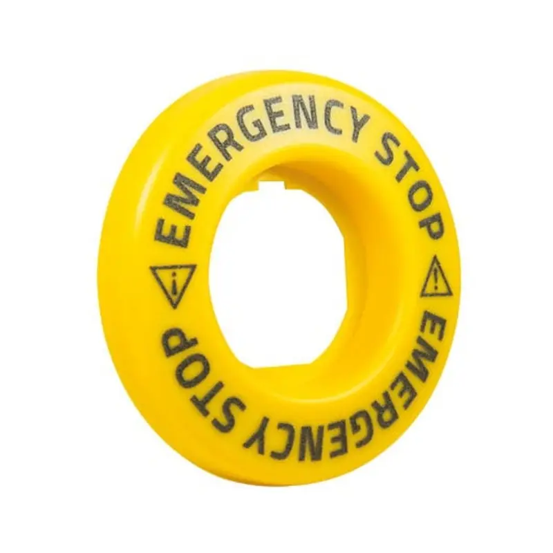 EMAS E Stop Disc 24V AC/DC Emergency Legend Illum