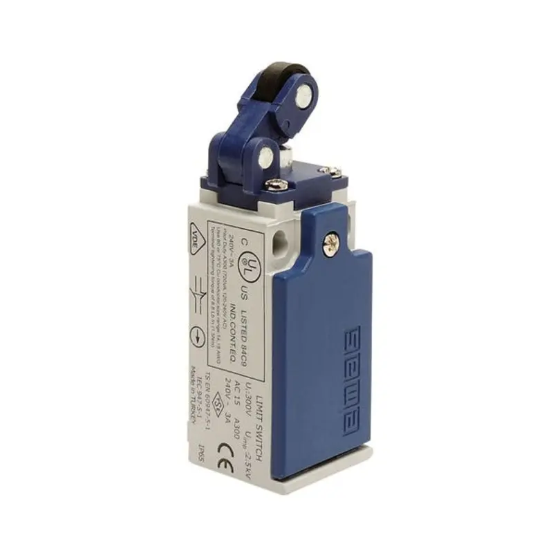 EMAS 14mm Plastic Roller Lever Plastic Limit Switch