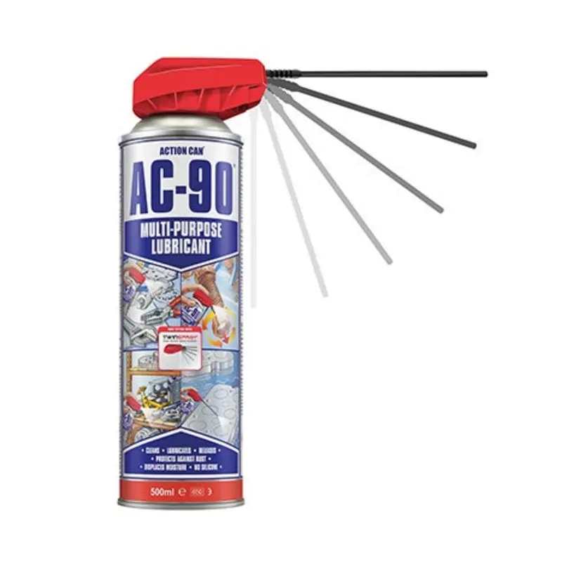 Action Can AC-90 Multi-Purpose Lubricant TwinSpray Aerosol - 500ml