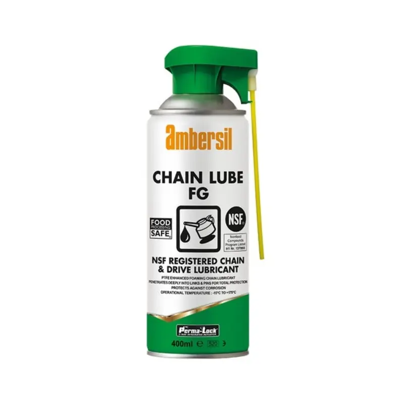 Ambersil Chain Lube FG Aerosol Lubricant - 400ml