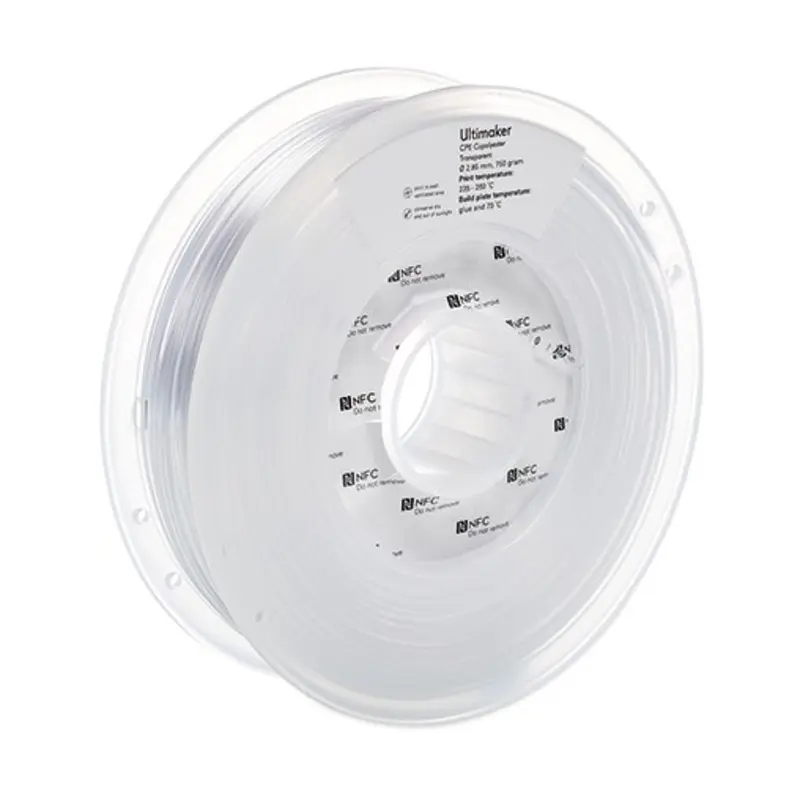 Ultimaker 2.85mm x 93m Transparent CPE Filament