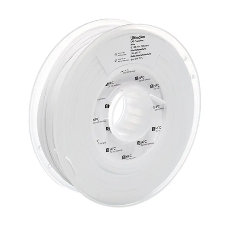 Ultimaker 2.85mm x 93m White CPE Filament