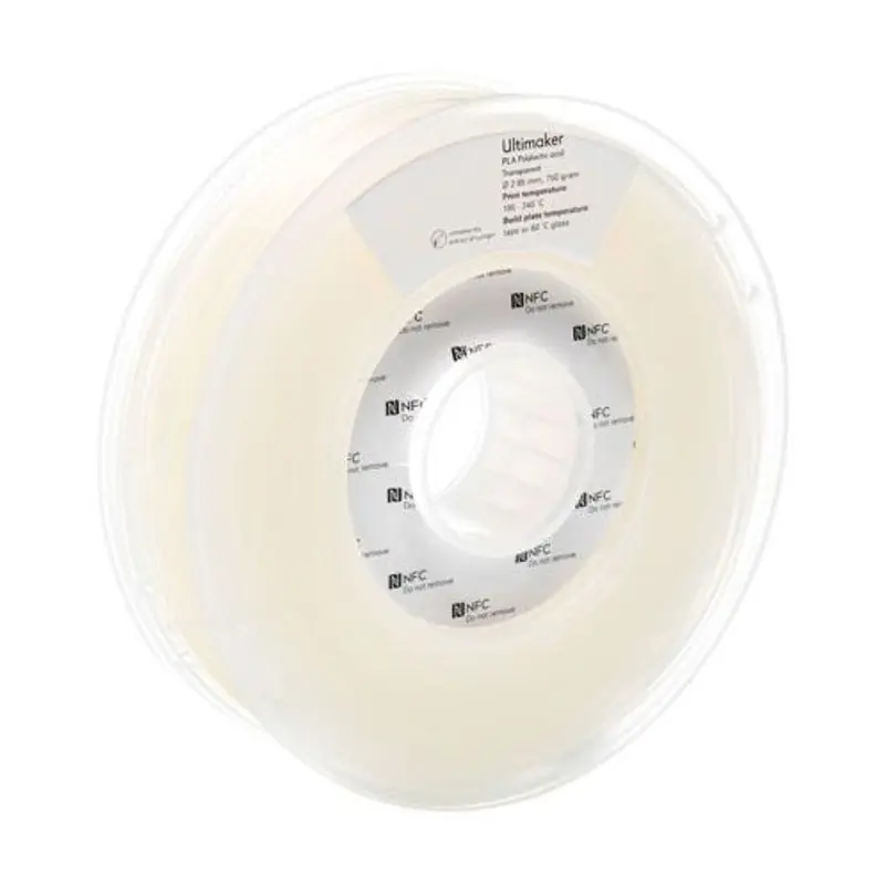 Ultimaker 2.85mm x 95m Transparent PLA Filament