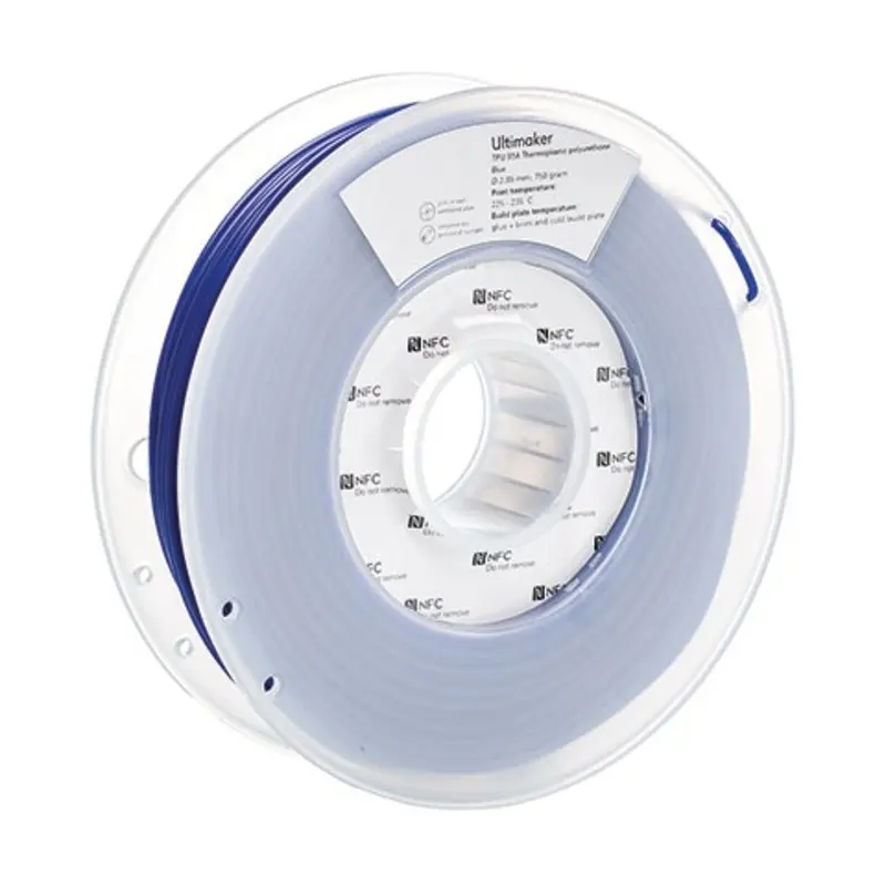 Ultimaker 2.9mm x 96m Blue TPU 95A Filament