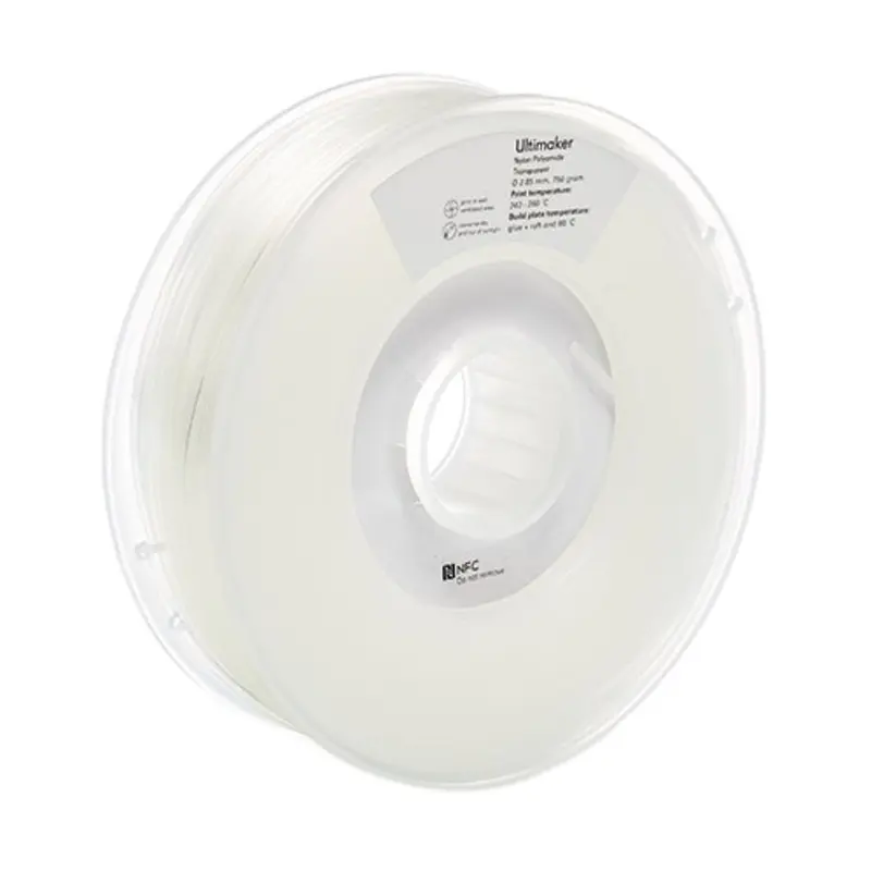 Ultimaker 2.85mm x 103m Transparent Nylon Filament