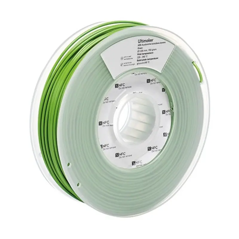 Ultimaker 2.85mm x 107m Green ABS Filament
