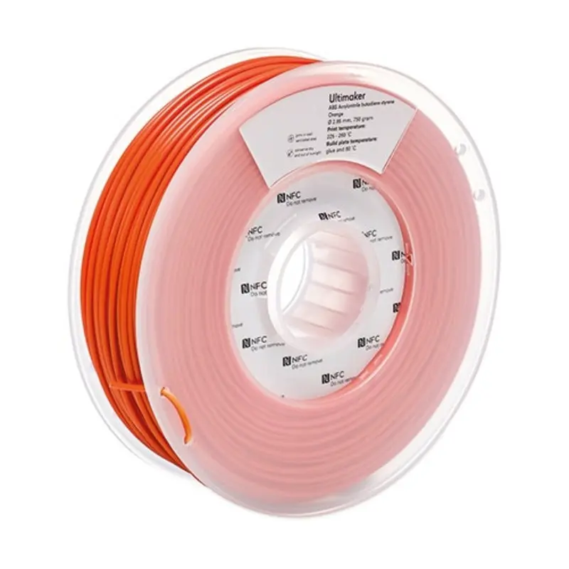 Ultimaker 2.85mm x 107m Orange ABS Filament