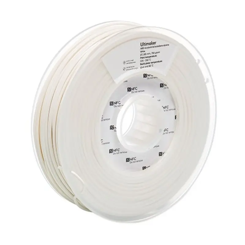 Ultimaker 2.85mm x 107m White ABS Filament