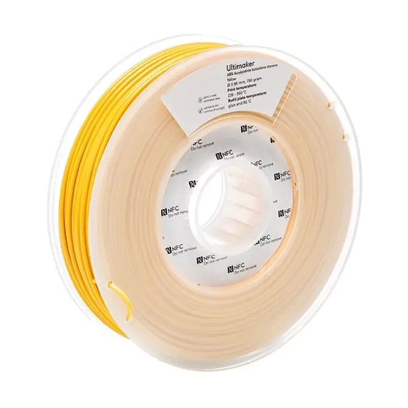 Ultimaker 2.85mm x 107m Yellow ABS Filament