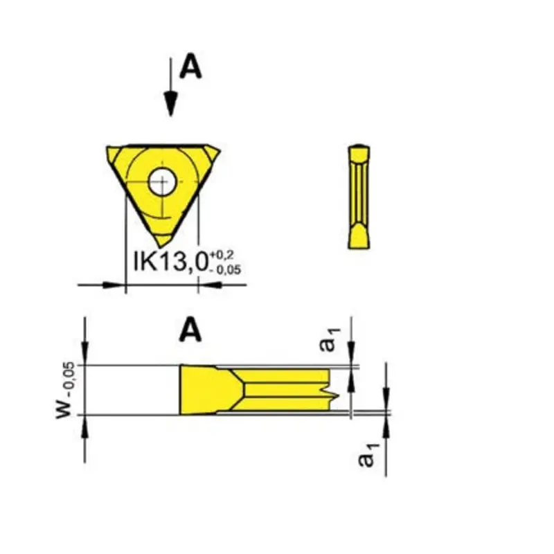 Horn Series 312 Grooving and Parting Inserts - K10  | MSC Industrial Supply Co.